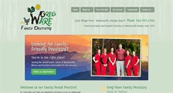 Desktop Screenshot of gregwaredmd.com