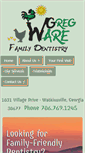 Mobile Screenshot of gregwaredmd.com