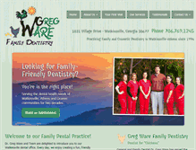 Tablet Screenshot of gregwaredmd.com